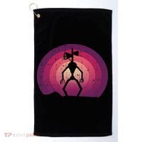 Siren Head Lazy Halloween Costume Retro Cryptid Creepy Golf Towel thumb 0