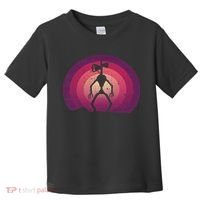Siren Head Lazy Halloween Costume Retro Cryptid Creepy Toddler T-Shirt thumb 0