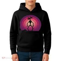 Siren Head Lazy Halloween Costume Retro Cryptid Creepy Kids Hoodie thumb 4