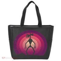 Siren Head Lazy Halloween Costume Retro Cryptid Creepy Tote Bag thumb 0