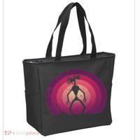 Siren Head Lazy Halloween Costume Retro Cryptid Creepy Tote Bag thumb 2