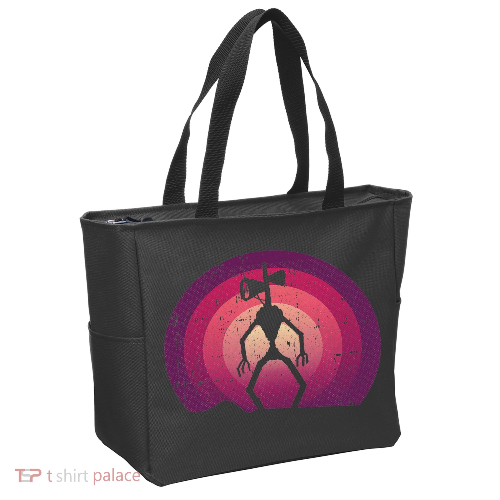 Siren Head Lazy Halloween Costume Retro Cryptid Creepy Tote Bag