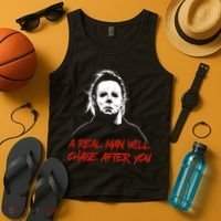 Scary Horror Movies Halloween Costume Party Gift Tank Top thumb 4