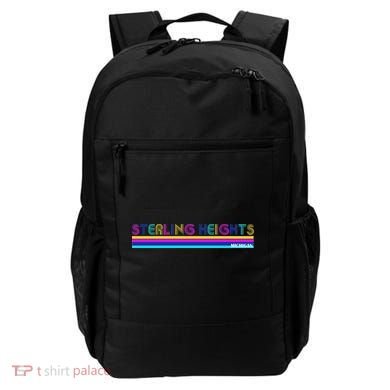Sterling Heights Michigan Retro Backpack