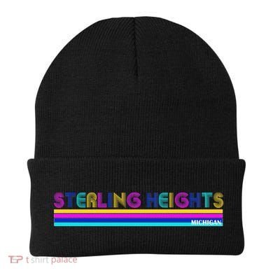 Sterling Heights Michigan Retro Beanie