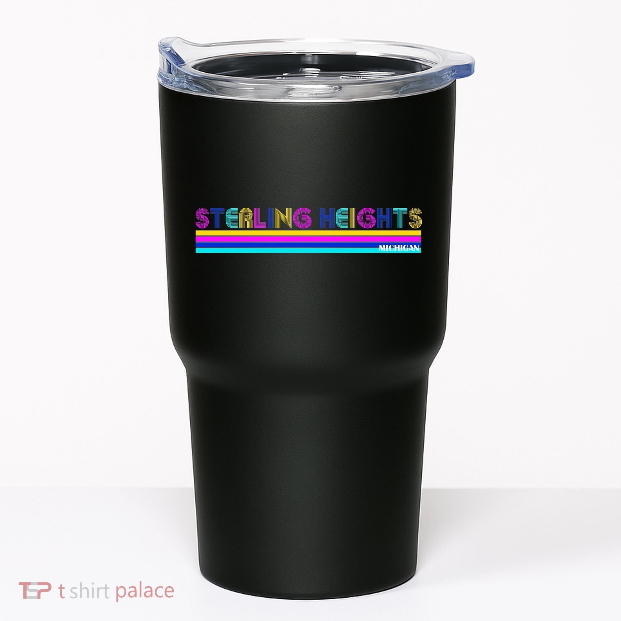 Sterling Heights Michigan Retro Tumbler