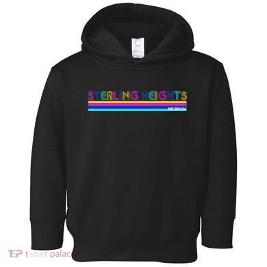 Sterling Heights Michigan Retro Toddler Hoodie