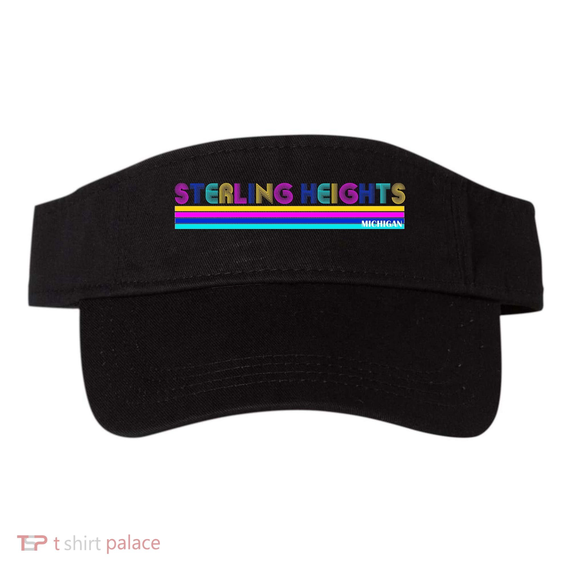 Sterling Heights Michigan Retro Visor