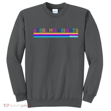 Sterling Heights Michigan Retro Sweatshirt