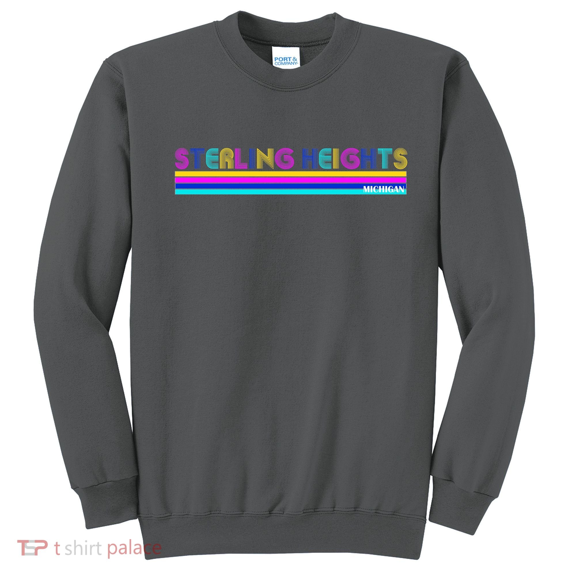 Sterling Heights Michigan Retro Sweatshirt
