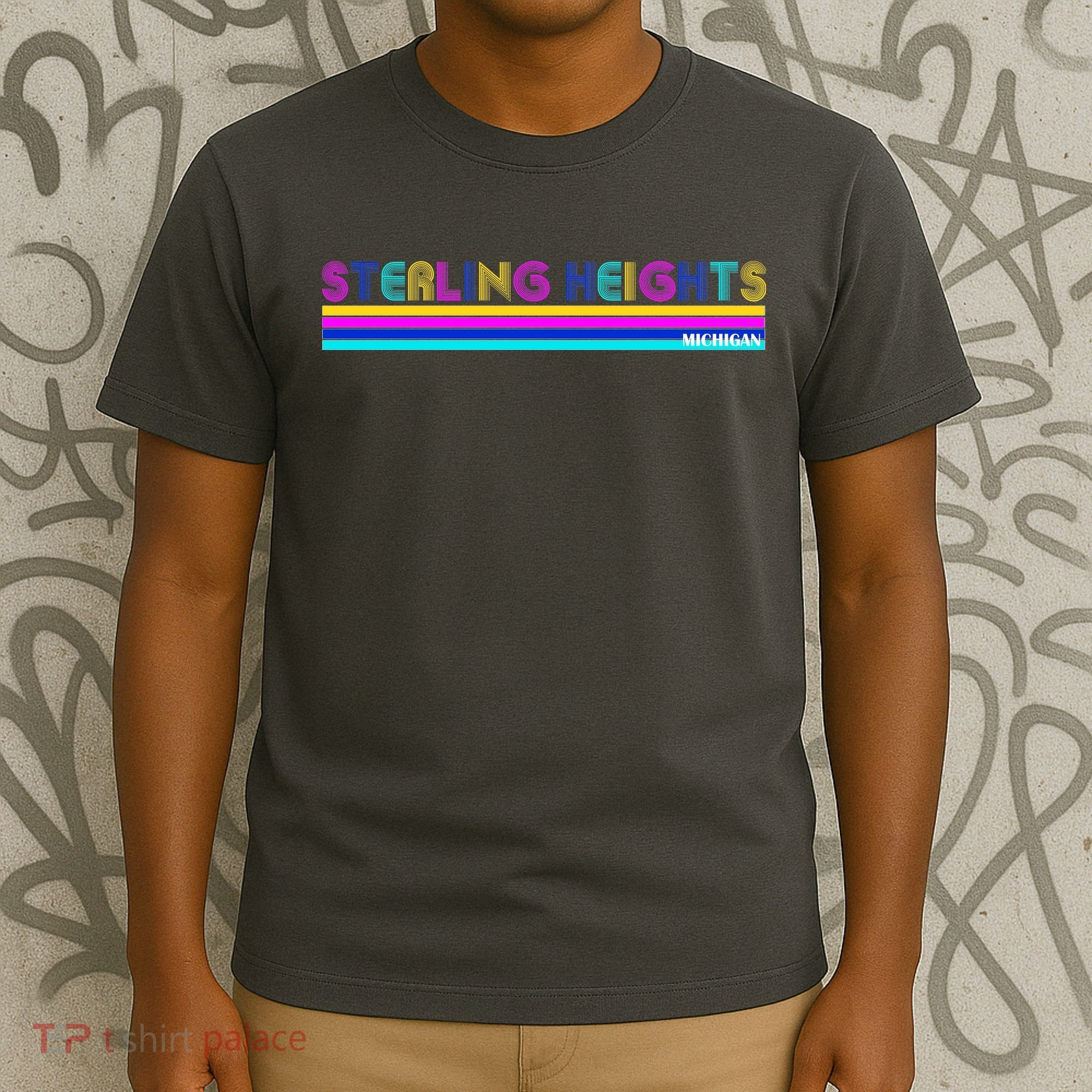 Sterling Heights Michigan Retro T-Shirt