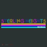 Sterling Heights Michigan Retro T-Shirt thumb 7