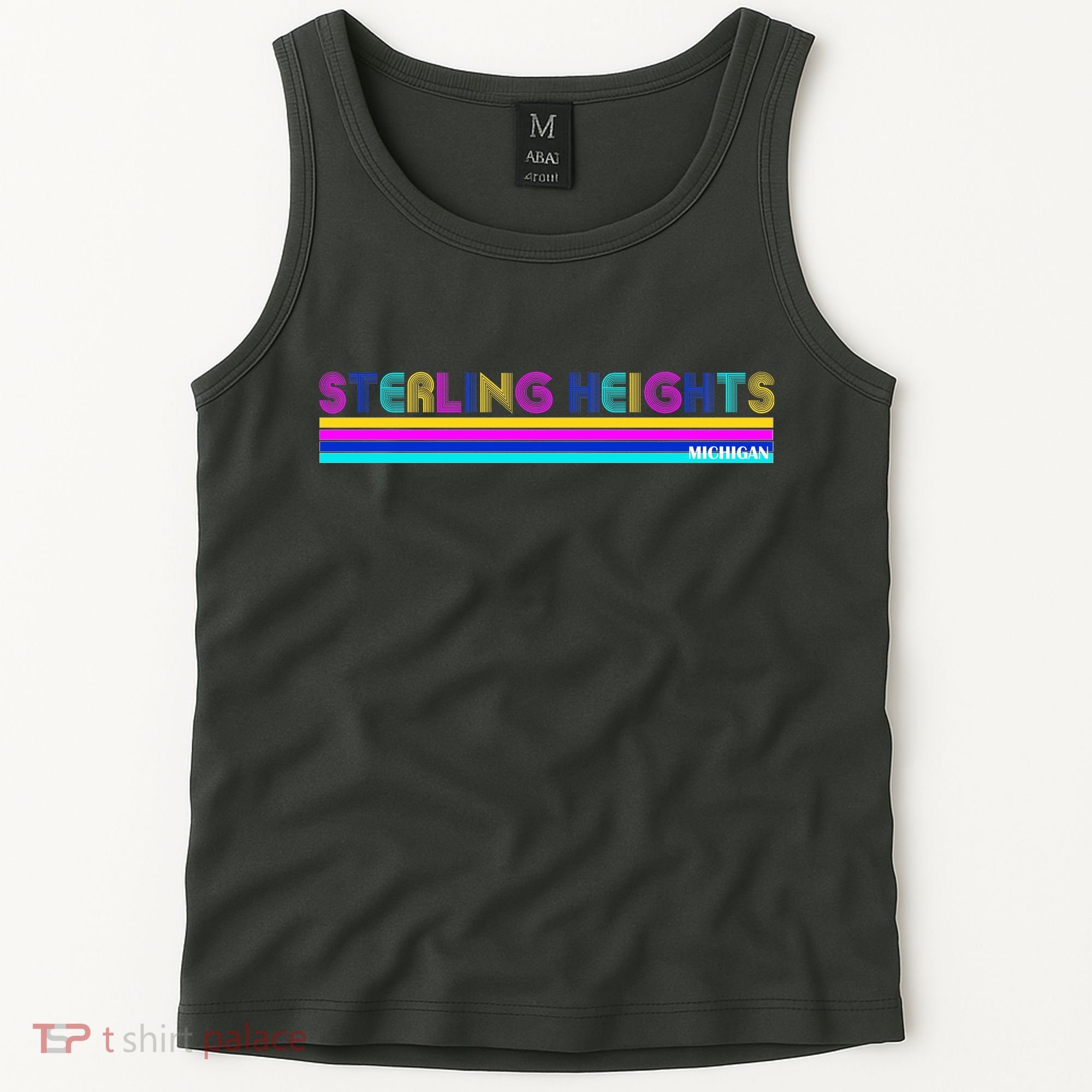 Sterling Heights Michigan Retro Tank Top