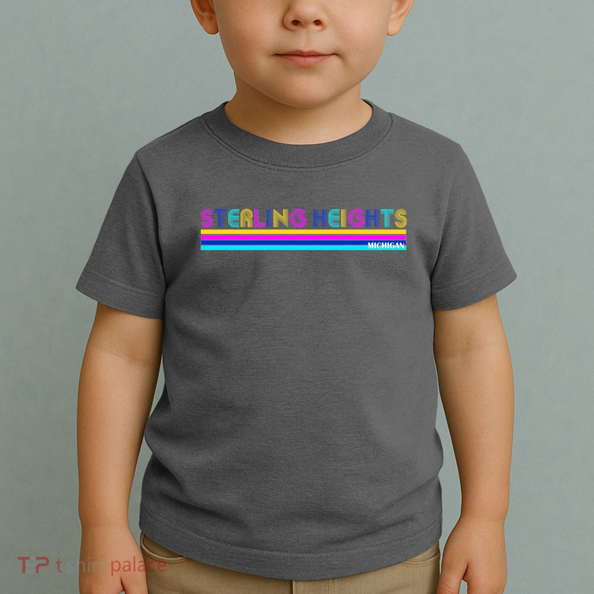 Sterling Heights Michigan Retro Toddler T-Shirt