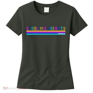 Sterling Heights Michigan Retro Women's T-Shirt