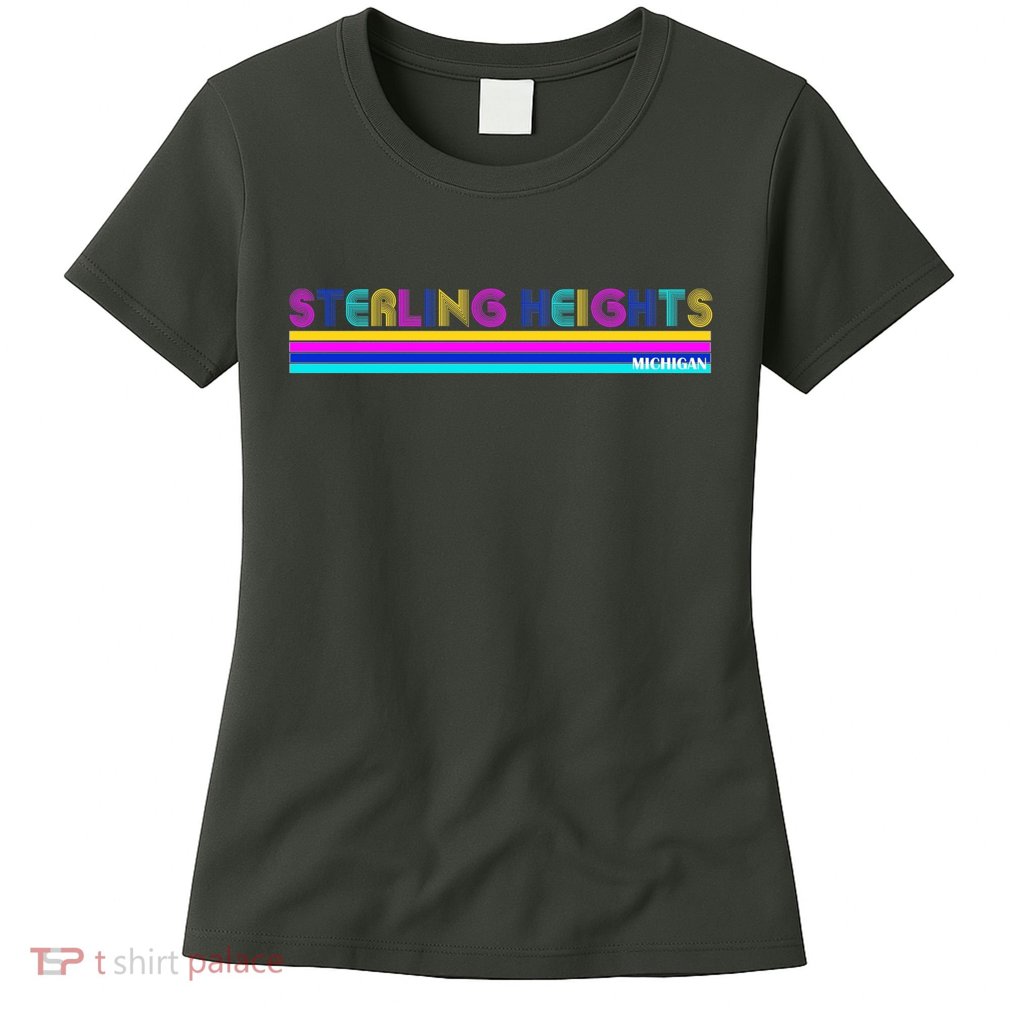 Sterling Heights Michigan Retro Women's T-Shirt