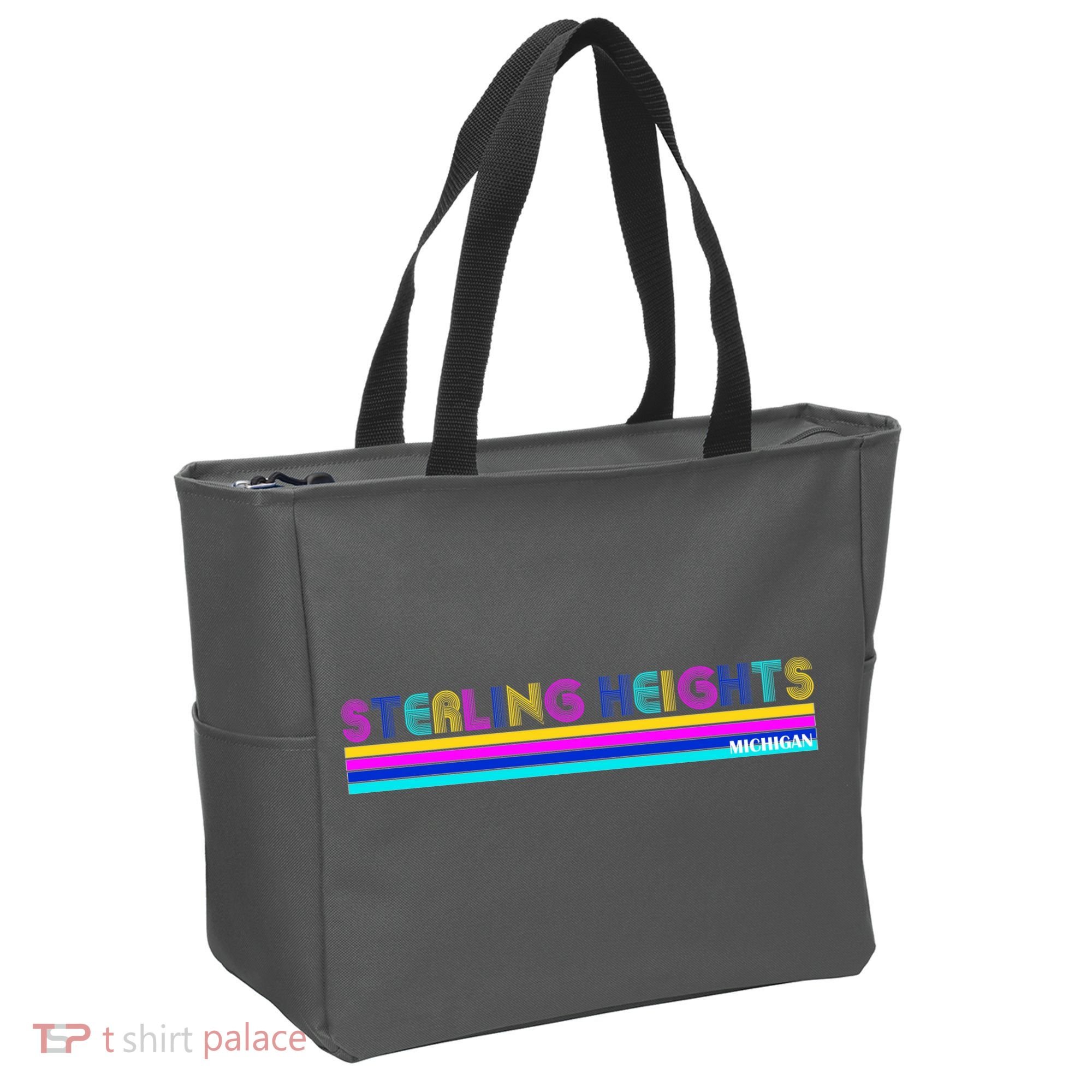 Sterling Heights Michigan Retro Tote Bag