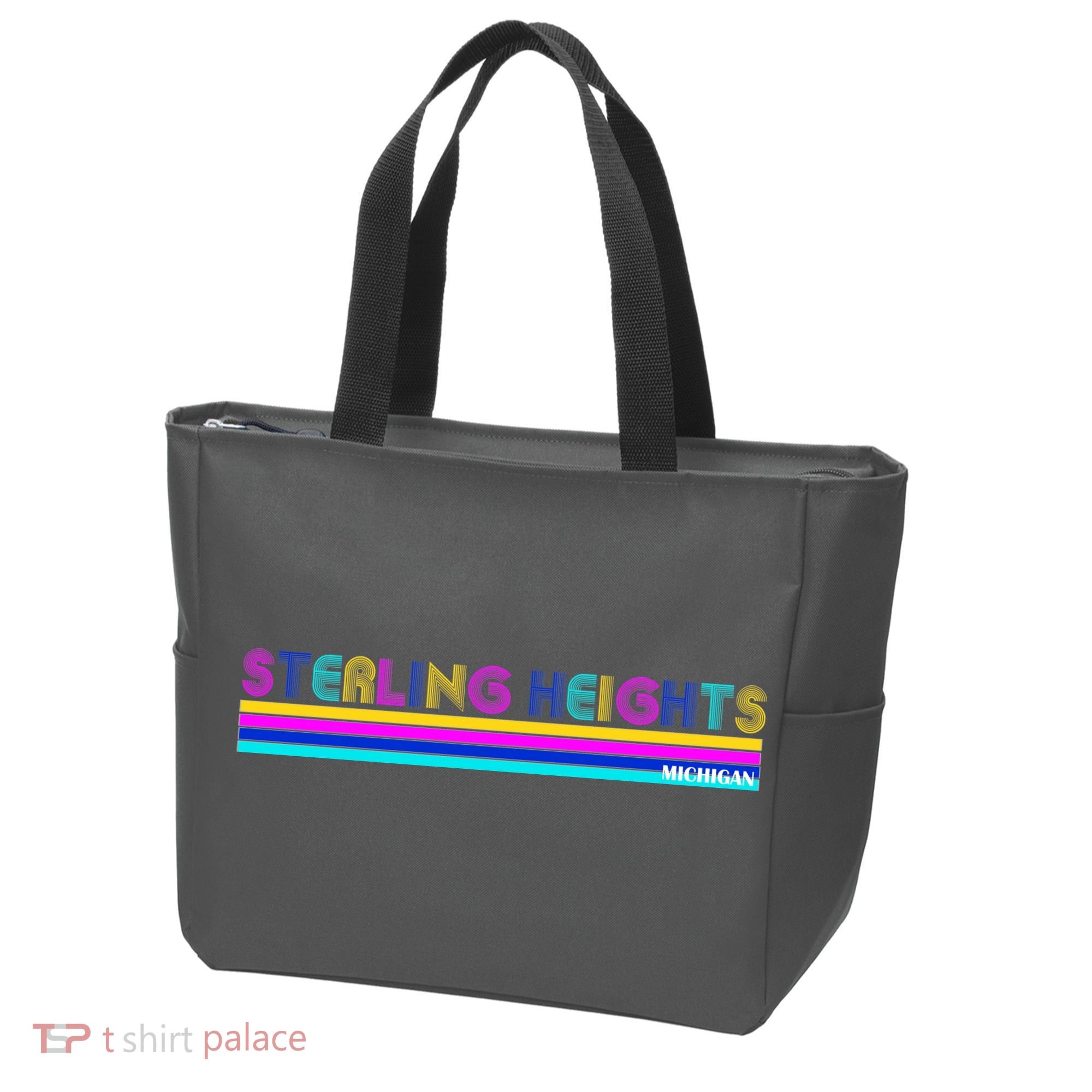 Sterling Heights Michigan Retro Tote Bag