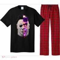 Scary Halloween Mask And Knife Pajama Set thumb 0