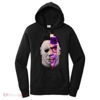 Scary Halloween Mask And Knife Women's Hoodie thumb 0