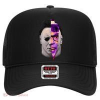 Scary Halloween Mask And Knife Hat thumb 0