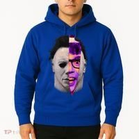Scary Halloween Mask And Knife Hoodie thumb 2