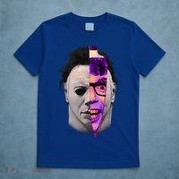 Scary Halloween Mask And Knife T-Shirt thumb 5