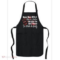 Scary Horror Movie Mess With A Horror Movie Junkie Apron thumb 0
