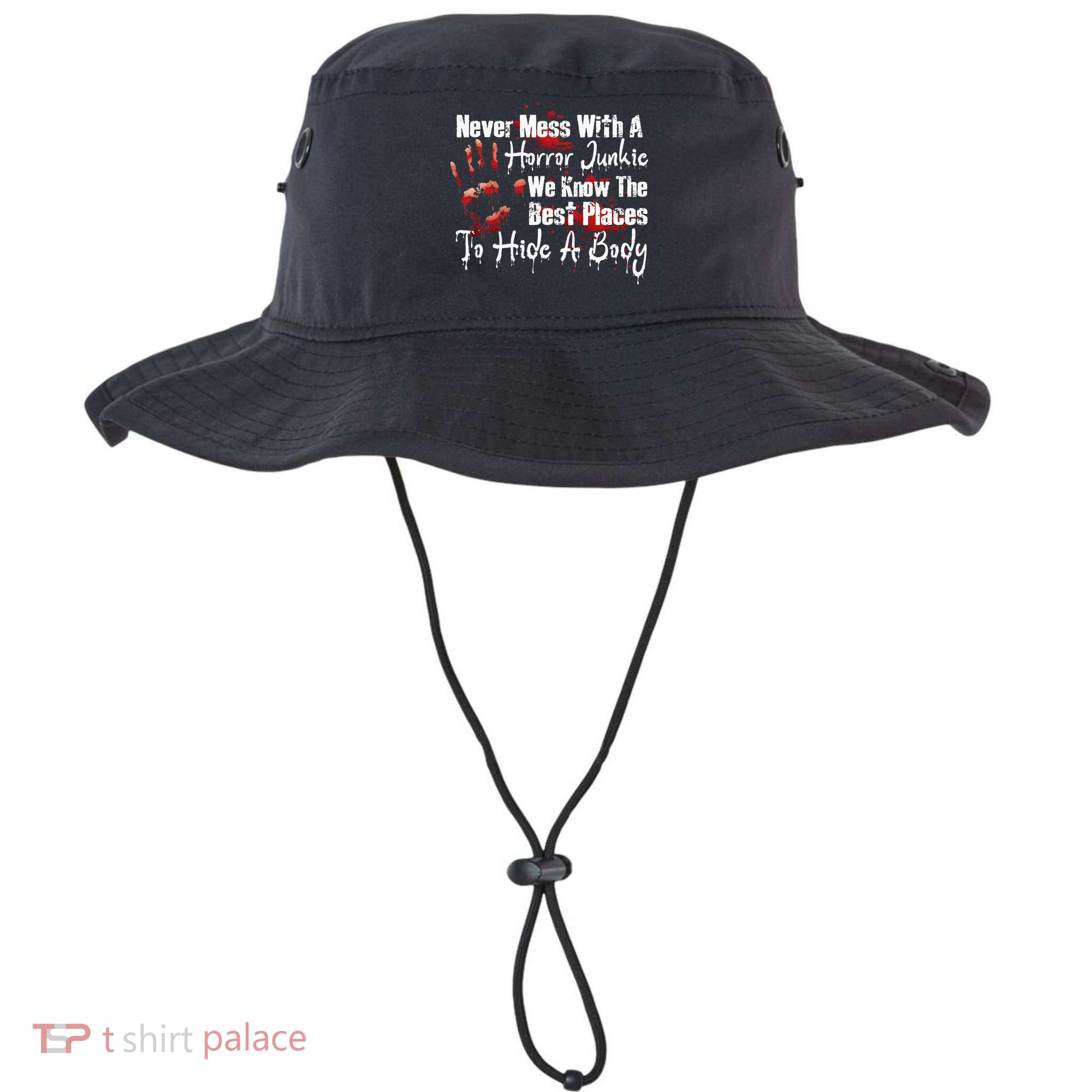 Scary Horror Movie Mess With A Horror Movie Junkie Bucket Hat