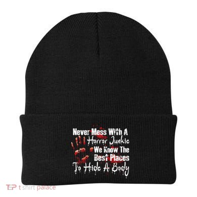 Scary Horror Movie Mess With A Horror Movie Junkie Beanie