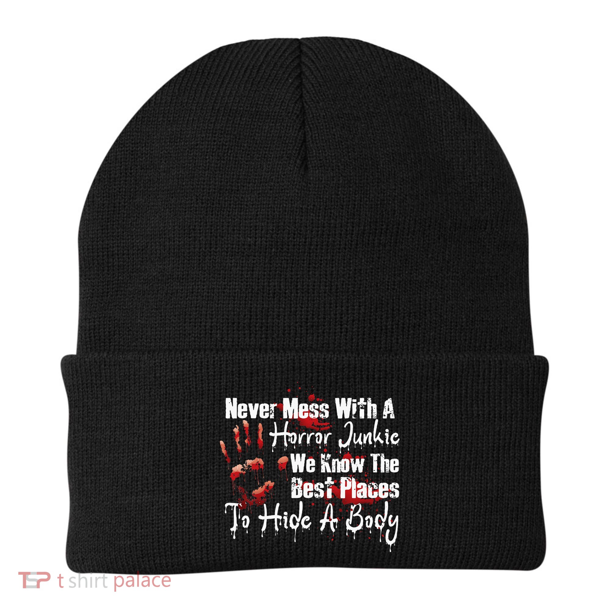 Scary Horror Movie Mess With A Horror Movie Junkie Beanie