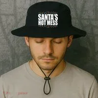 Santas Hot Mess Bucket Hat thumb 2