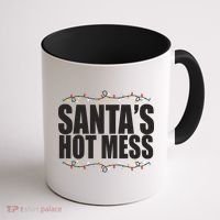 Santas Hot Mess Coffee Mug thumb 1