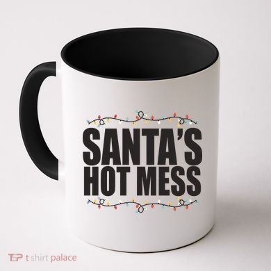 Santas Hot Mess Coffee Mug