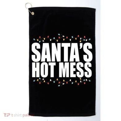 Santas Hot Mess Golf Towel