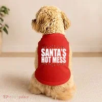 Santas Hot Mess Doggie Tank thumb 2