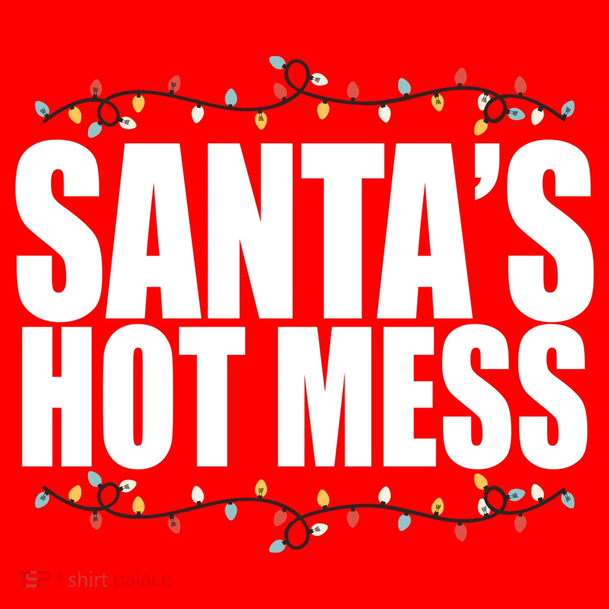 Santas Hot Mess Doggie Tank