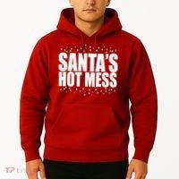 Santas Hot Mess Hoodie thumb 2