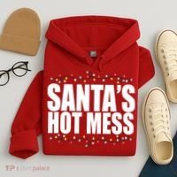 Santas Hot Mess Hoodie thumb 4