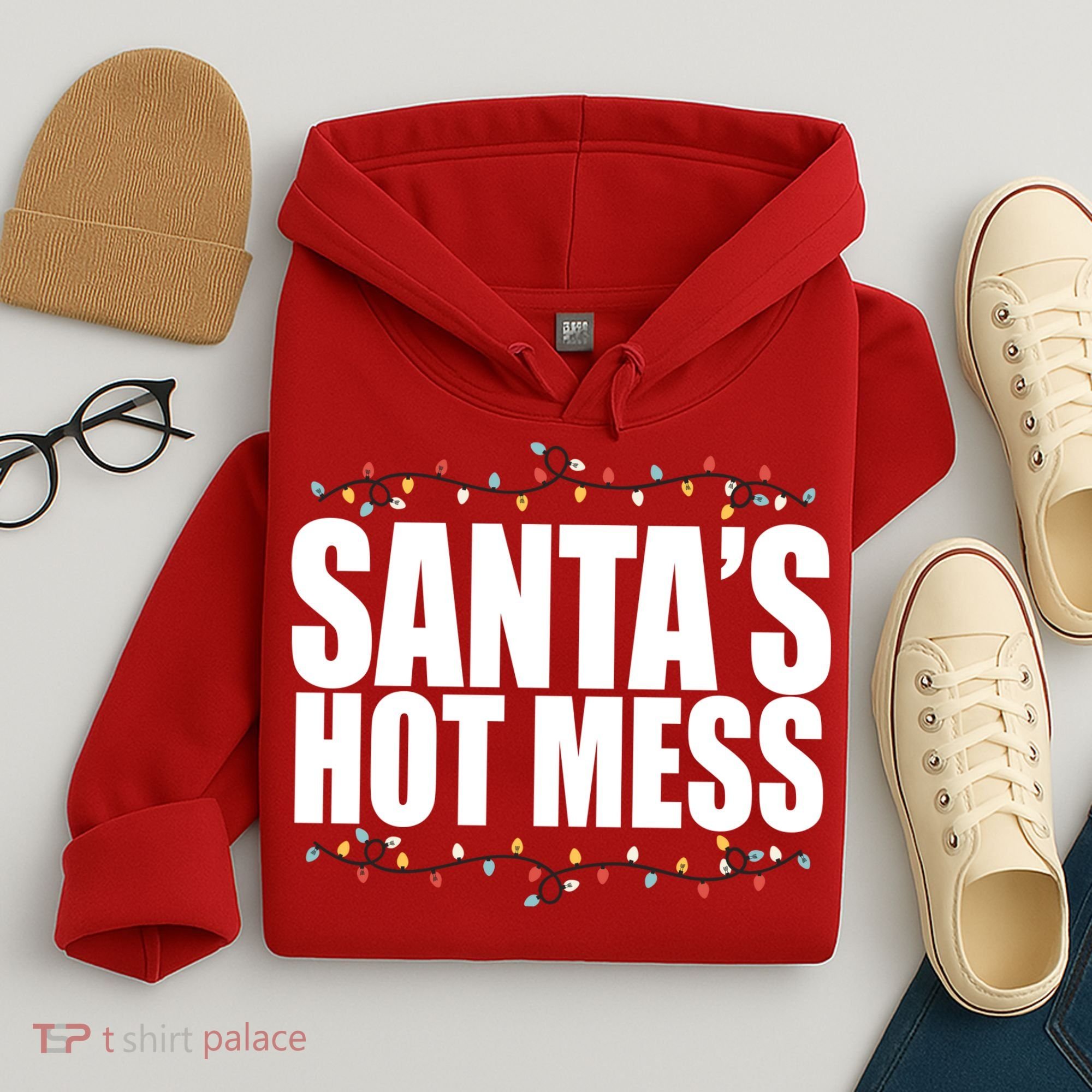 Santas Hot Mess Hoodie