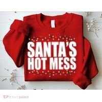 Santas Hot Mess Sweatshirt thumb 2