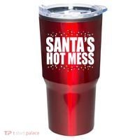 Santas Hot Mess Tumbler thumb 0