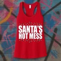 Santas Hot Mess Women's Tank Top thumb 3