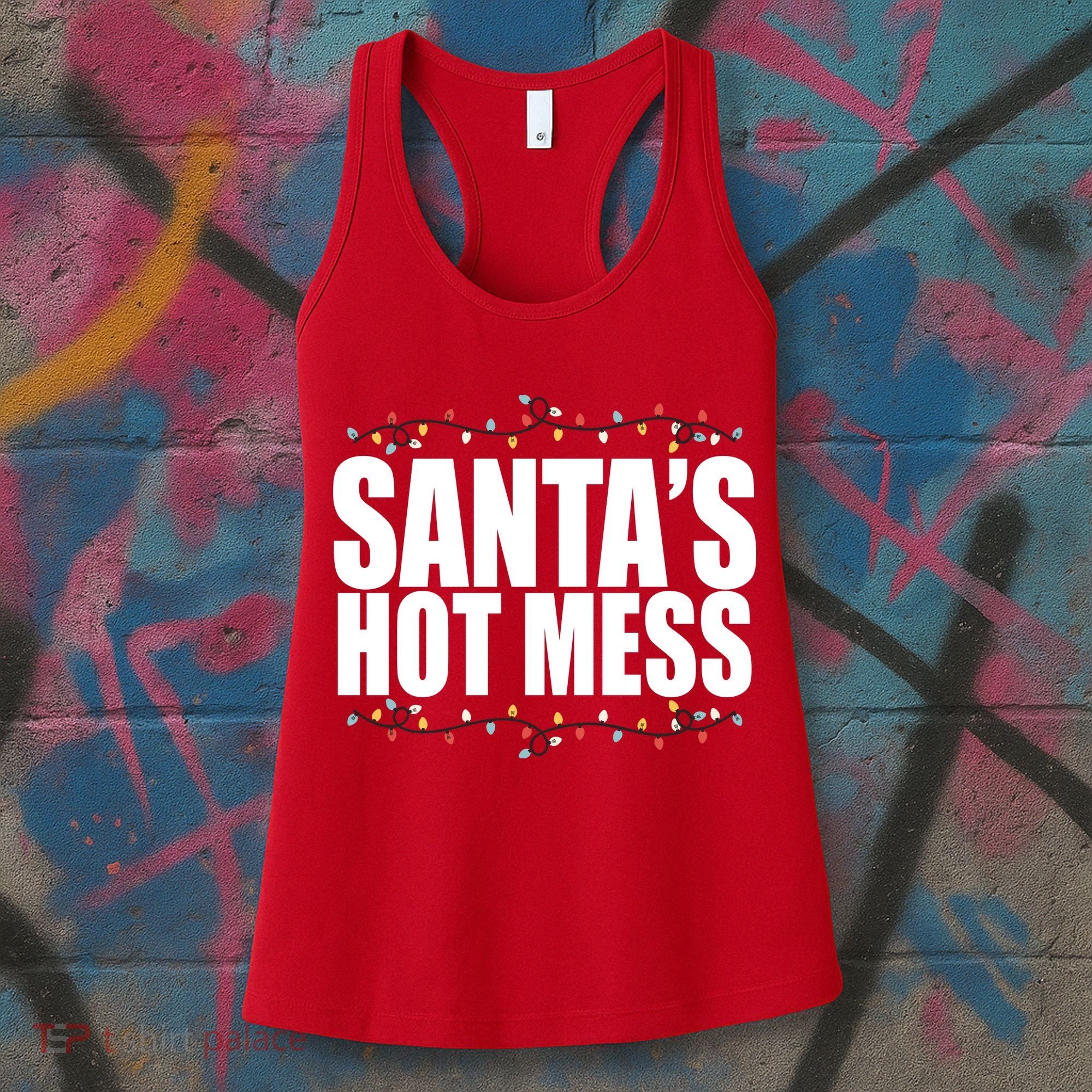 Santas Hot Mess Women's Tank Top