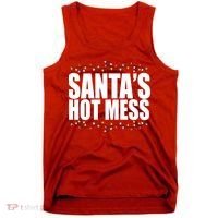 Santas Hot Mess Tank Top thumb 0