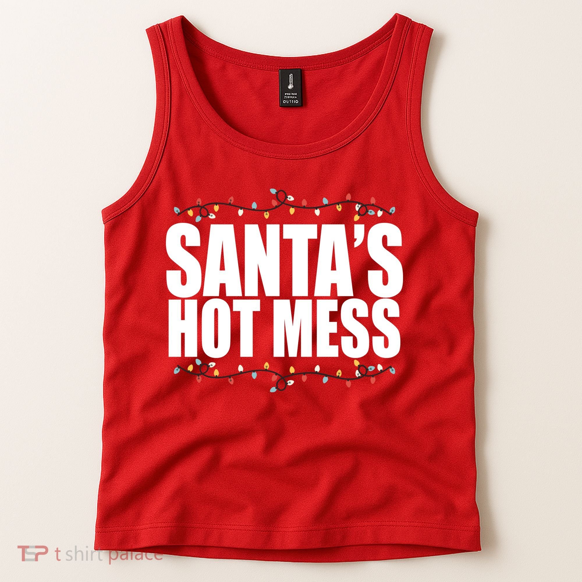 Santas Hot Mess Tank Top