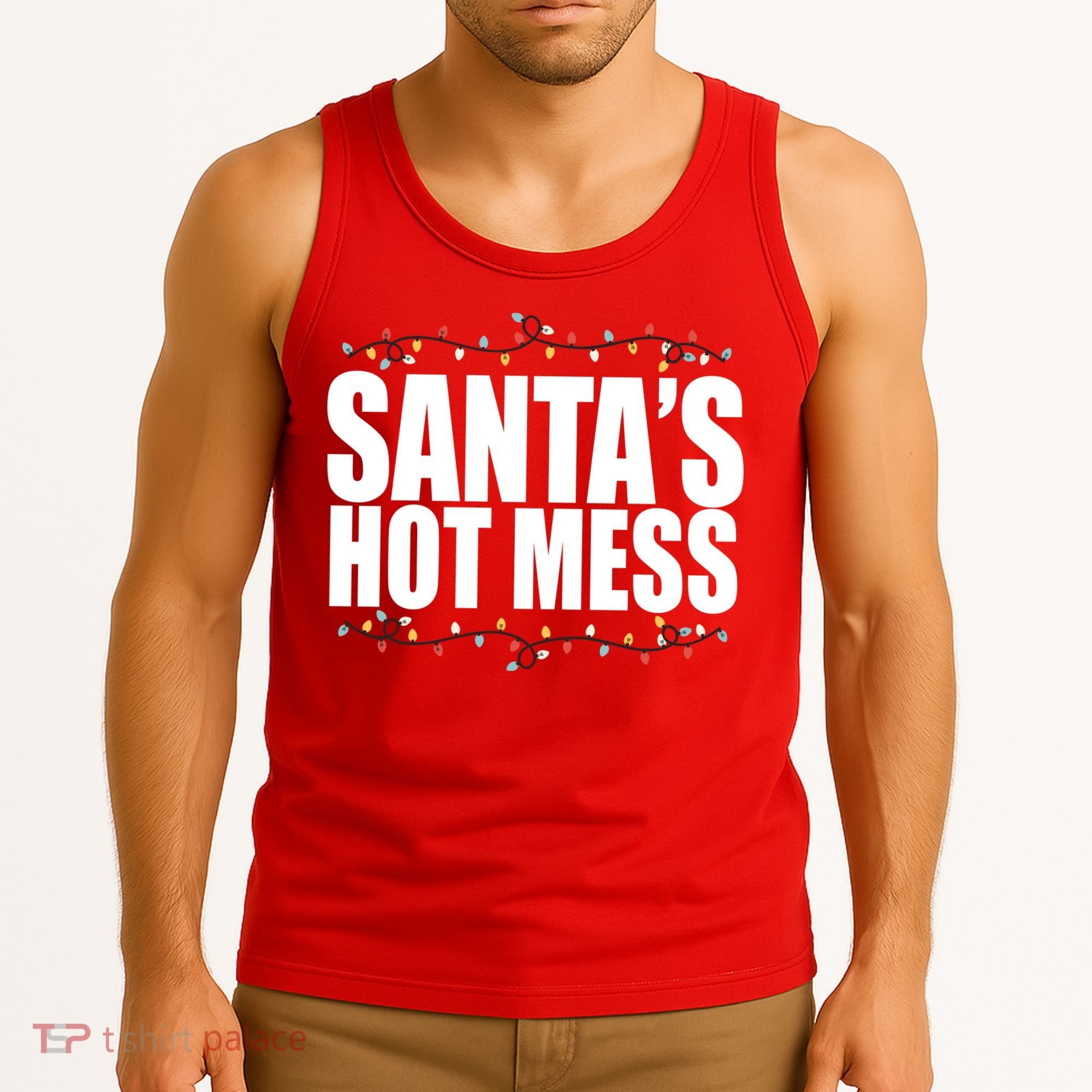 Santas Hot Mess Tank Top