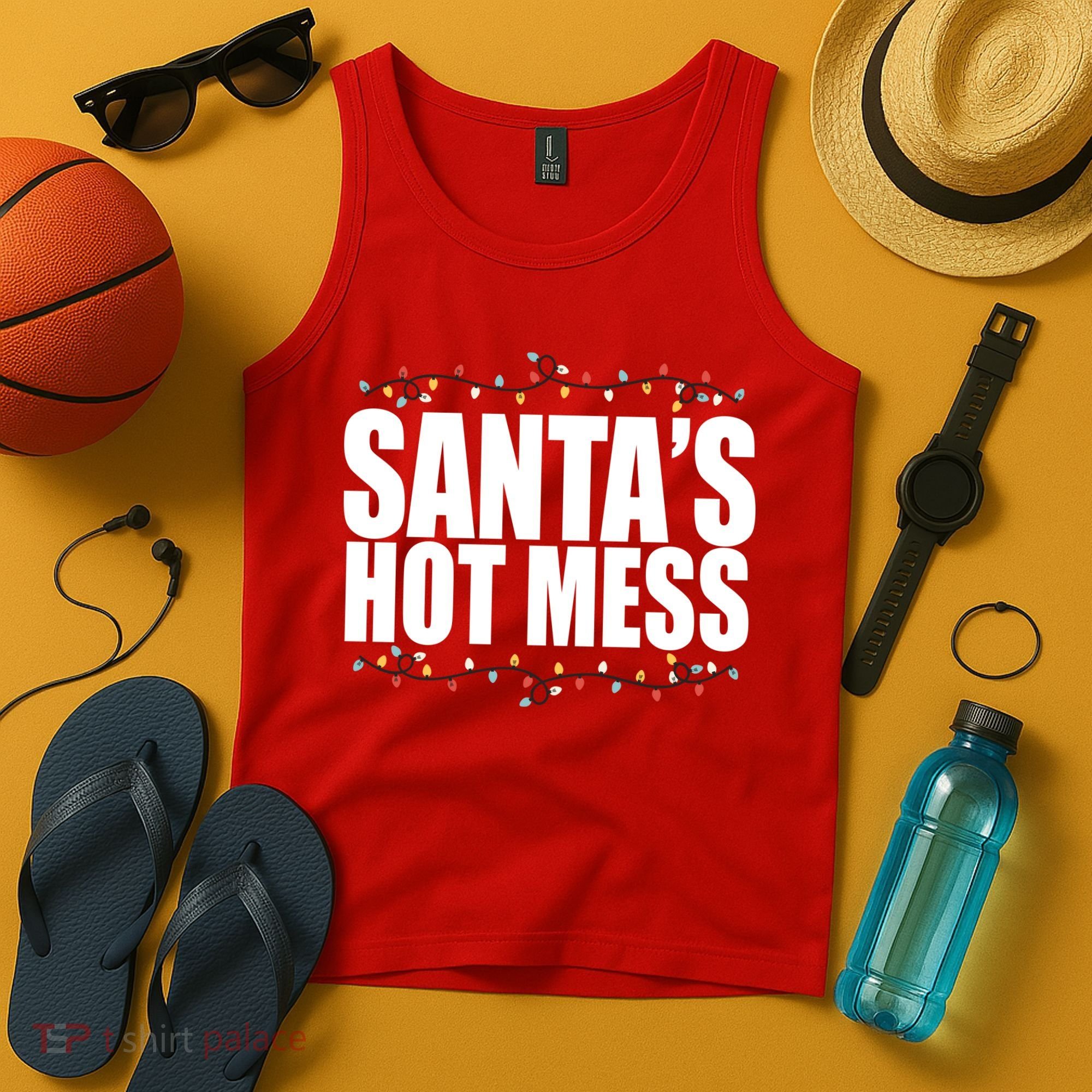 Santas Hot Mess Tank Top