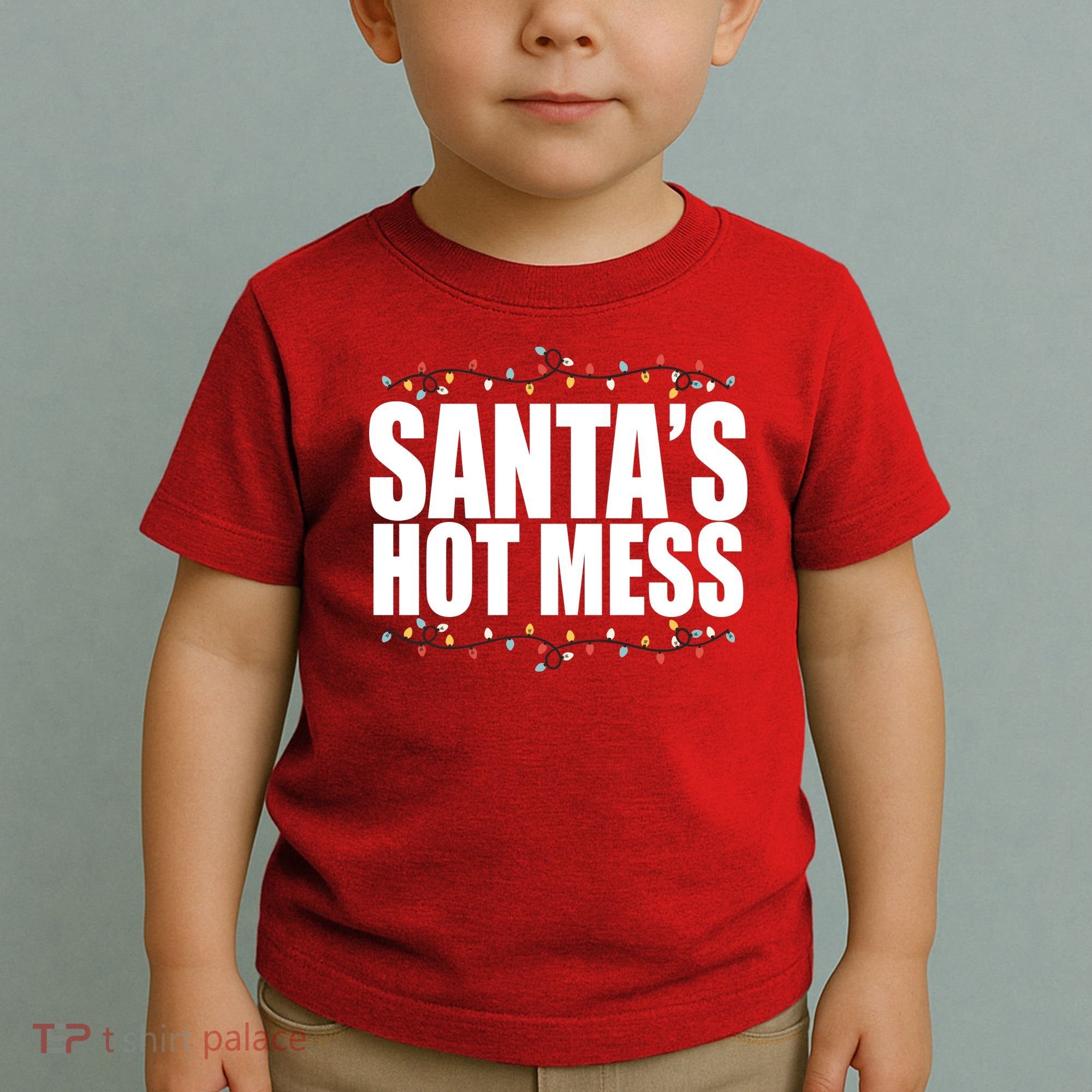 Santas Hot Mess Toddler T-Shirt