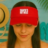 Santas Hot Mess Visor thumb 2